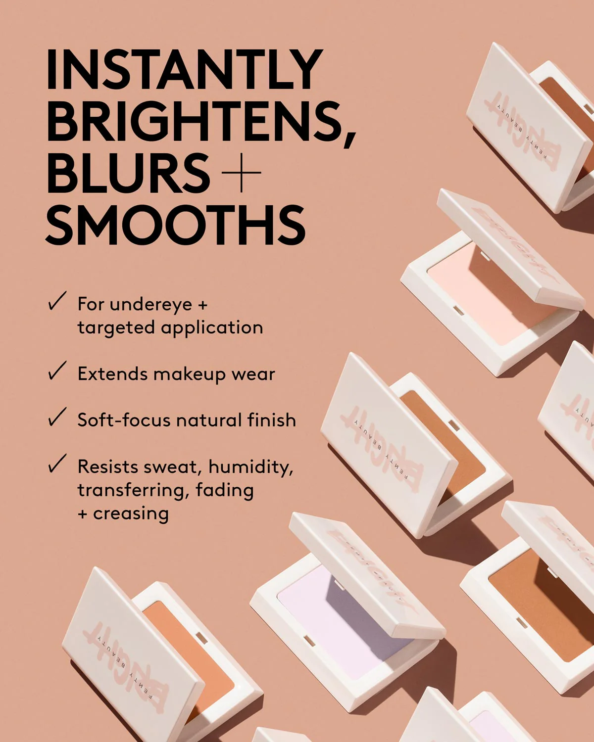Bright Fix Instant Brightening + Blurring Powder — Cinnamon - Image 5