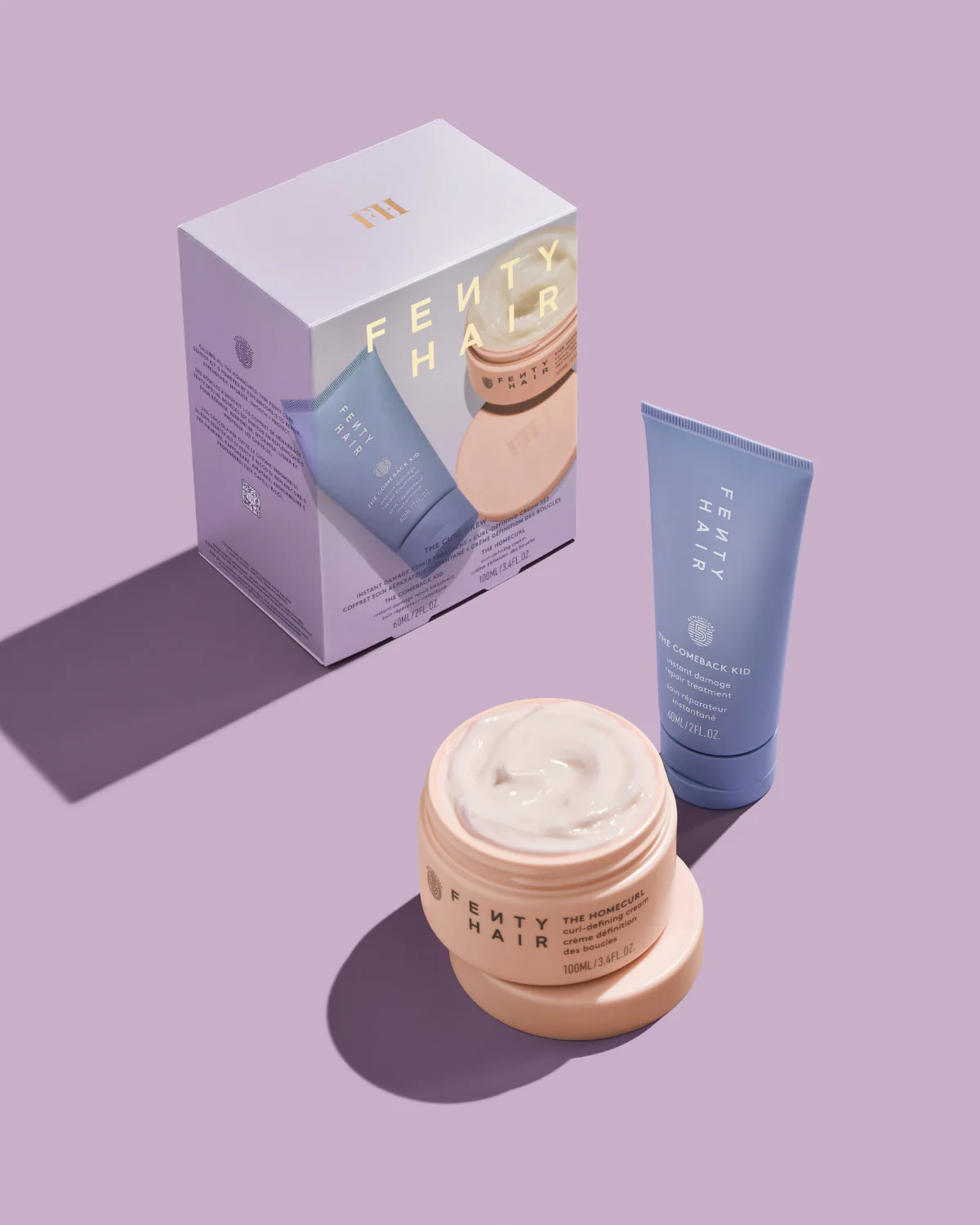 The Curl Crew Instant Damage Repair Treatment + Curl-Defining Set