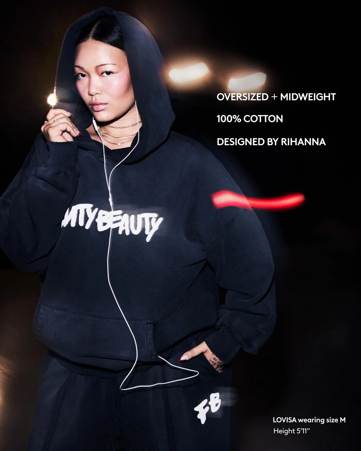 Fenty Beauty Oversized Unisex Hoodie — XXL - Image 2