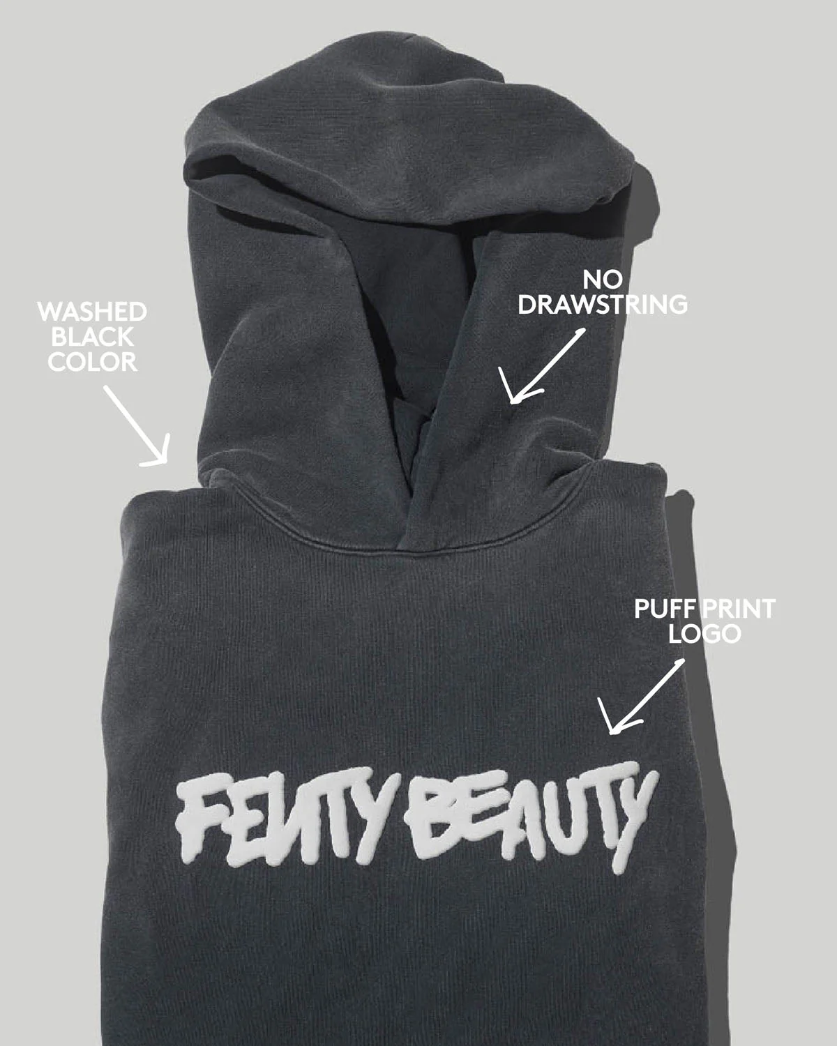 Fenty Beauty Oversized Unisex Hoodie — XXL - Image 3