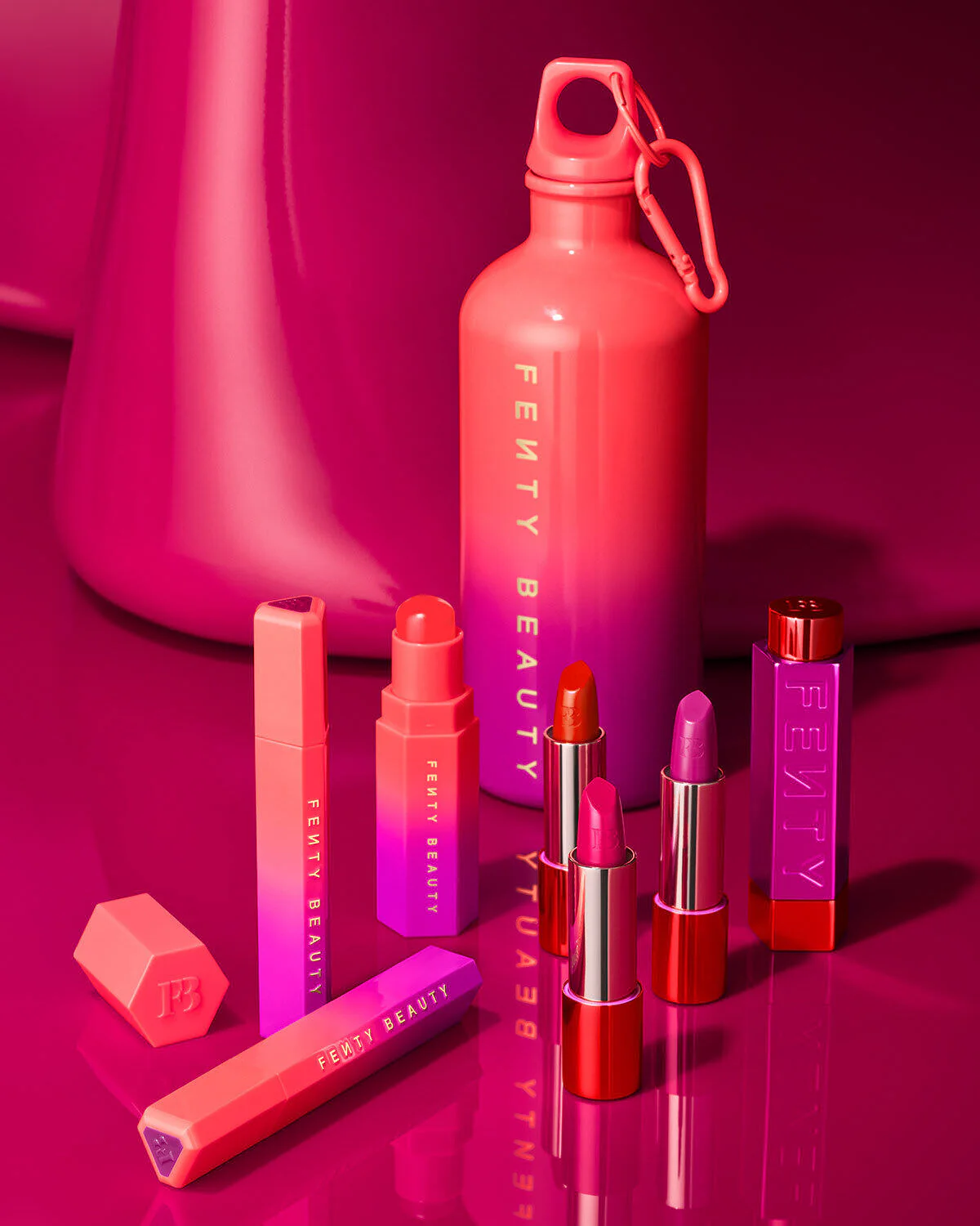 Fenty Icon The Fill Semi-Matte Refillable Lipstick — Tropic Doll - Image 4