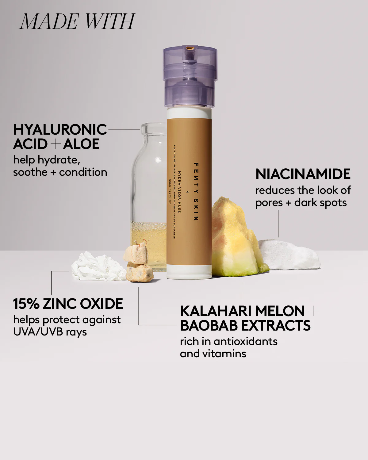 Hydra Vizor Huez Tinted Moisturizer Broad Spectrum Mineral SPF 30 Sunscreen — 7 - Image 5