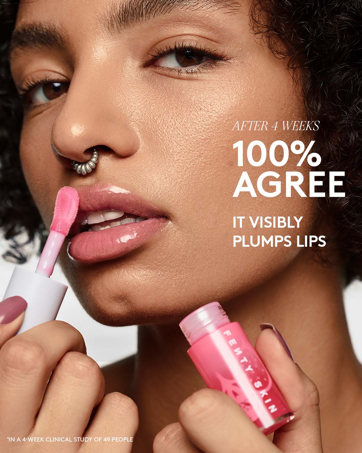 Fenty Treatz Hydrating + Strengthening Lip Oil — Coconut - Image 7