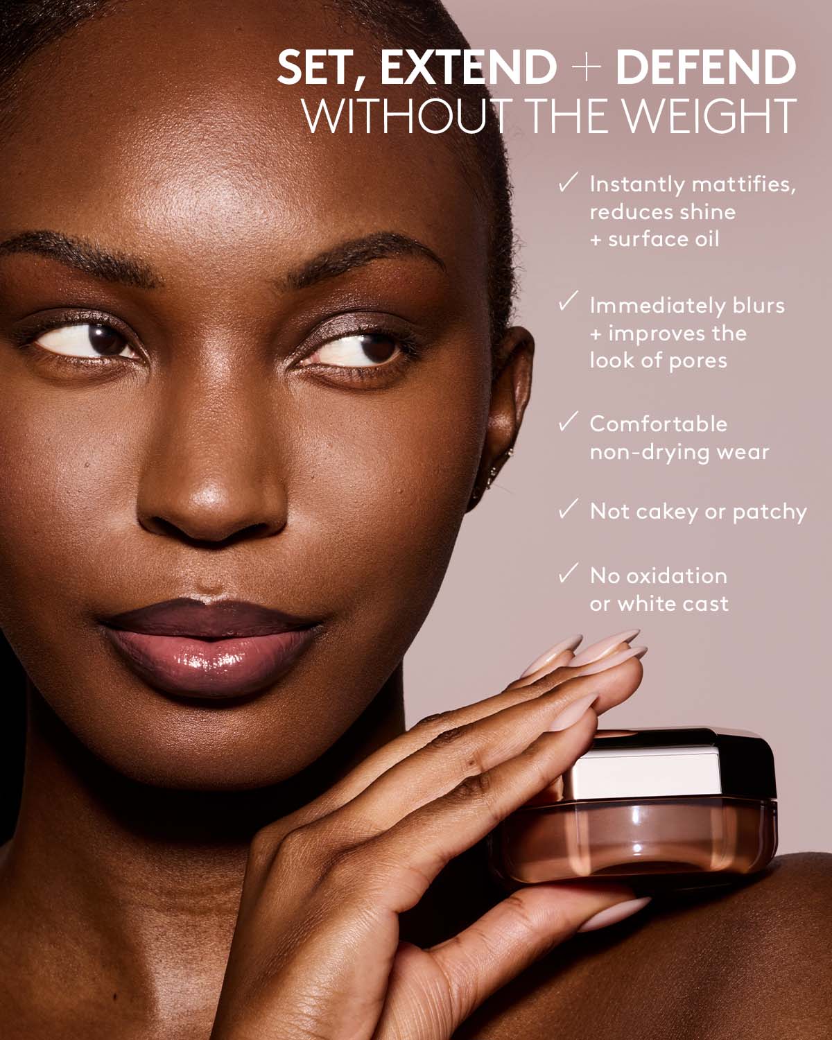 Set it Down Superfine Blurring Setting Powder — Strawberry Milk - Image 3